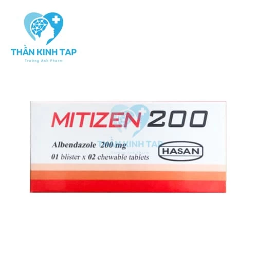 Mitizen 200 - Thuốc điều trị nhiễm giun, nhiễm sán